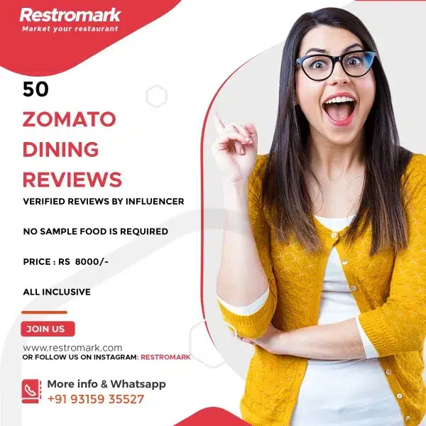 50 Zomato verified Dining Reviews