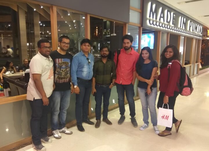 Food bloggers at blogger meetup hosted by Restromark at Made in Punjab, Noida enjoying Punjabi buffet