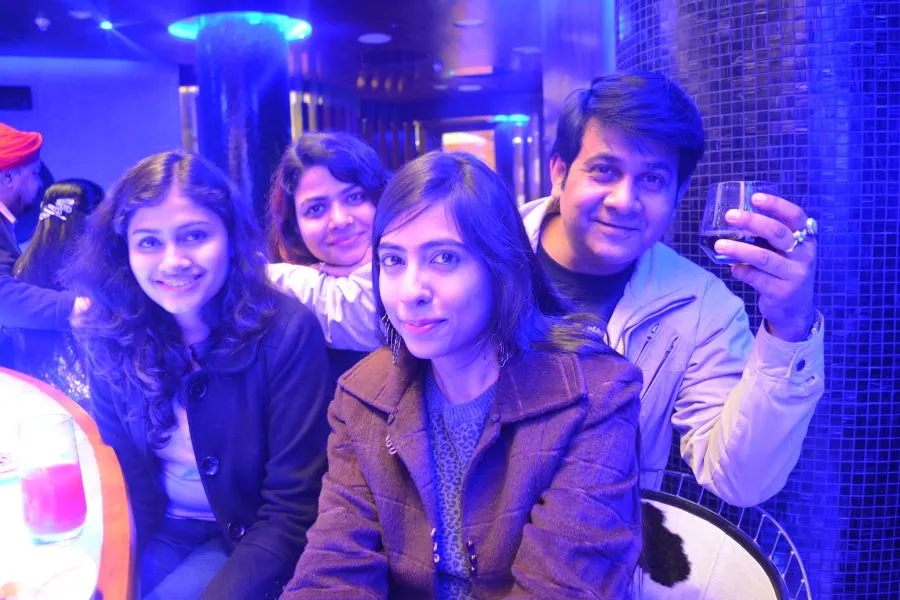 loggers enjoying cocktails at The ORB launch party organized by Restromark at Radisson Blu Plaza Delhi.